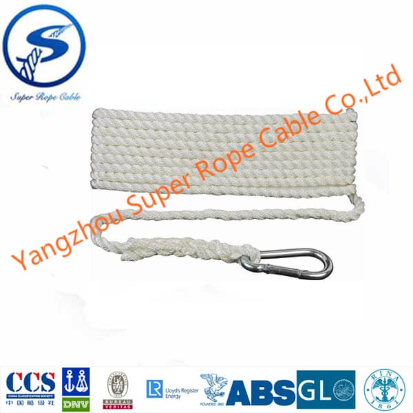 nylon rope _PA yarn rope _ PA multifilament rope_ 3strands twisted nylon rope_marine nylon rope